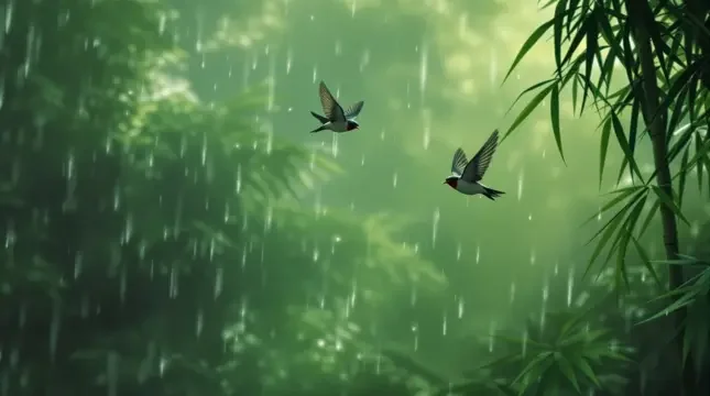 微雨燕双飞 - 飘花电影网竹影清风影像